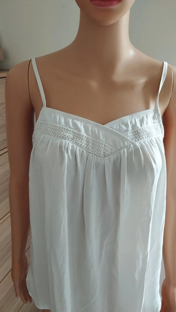 Débardeur blanc femme taille 38 - photo numéro 3