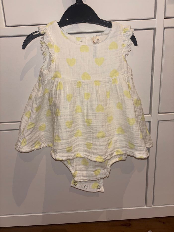 Robe body Orchestra en gaze de coton - 3mois (60cm)