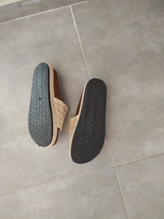 Mules dorées compensées 38 - photo numéro 5