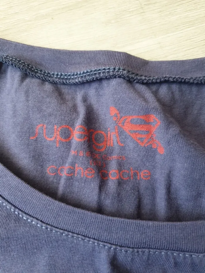 T shirt manches courtes Supergirl - photo numéro 2