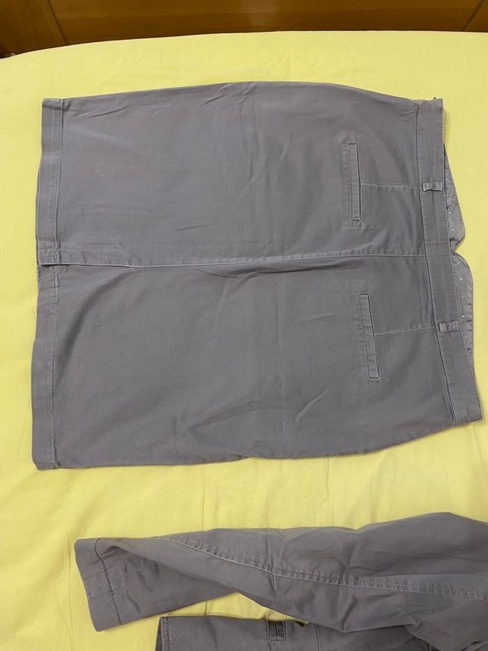 Ensemble tailleur gris mim - photo numéro 4