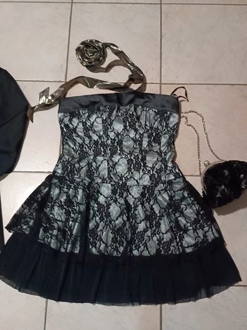 Magnifique Robe de NOEL/nouvel an - argentée - neuve!!