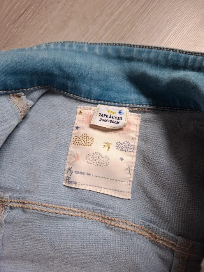 Veste en jeans 23 mois - photo numéro 3