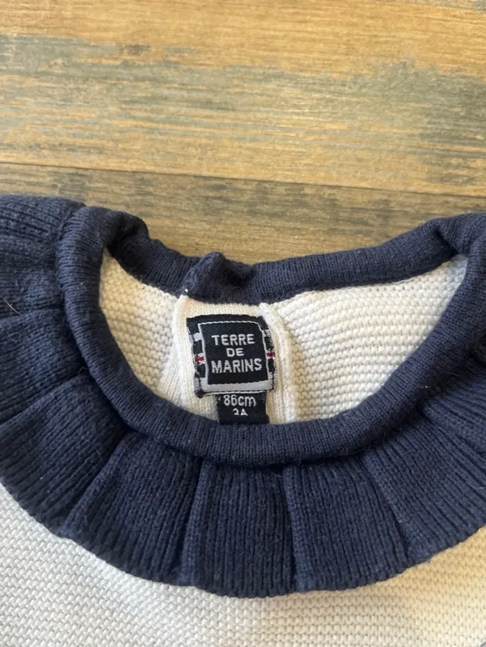 Pull maille rayé Terre de marins - photo numéro 3