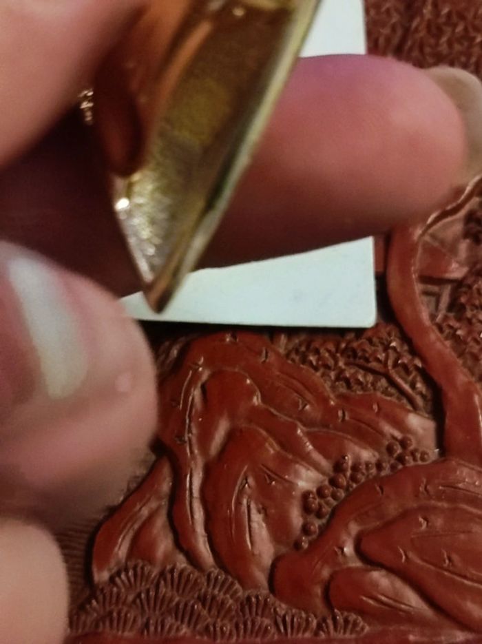 Boucles d'oreilles triangle - photo numéro 14