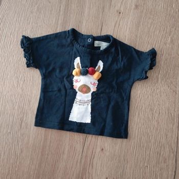 T-shirt avec lame - 3 mois - mes petits cailloux