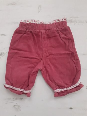 Pantalon fille hiver rose 6 mois Vertbaudet