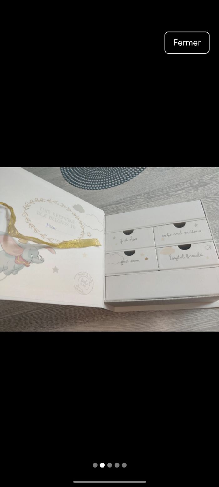 Boîte de rangement souvenirs naissance - photo numéro 2