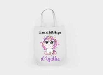 Sac de bibliothèque personnalisé