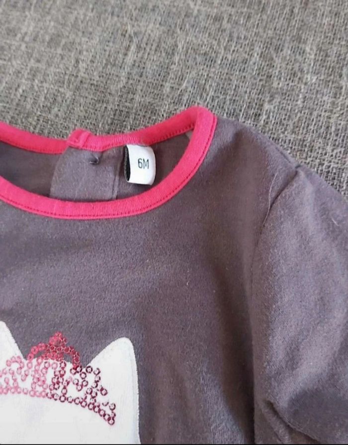 T shirt ML 6 mois - photo numéro 2