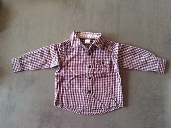 Chemise manches longues 9 mois