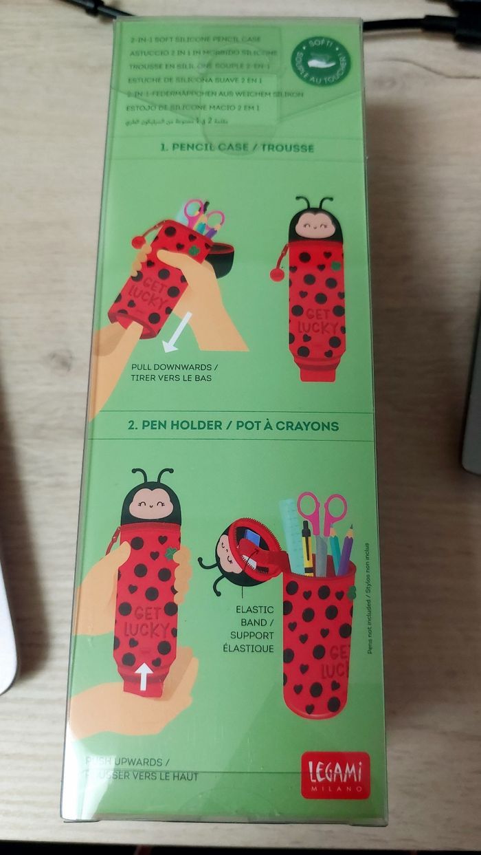 Legami NEUF lady bug miraculous trousse - photo numéro 4