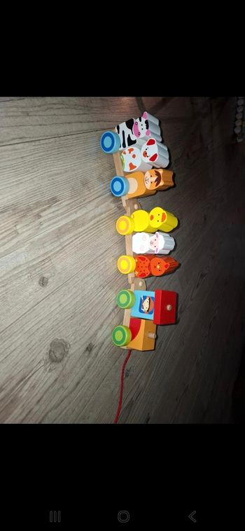 Train tracteur  bois