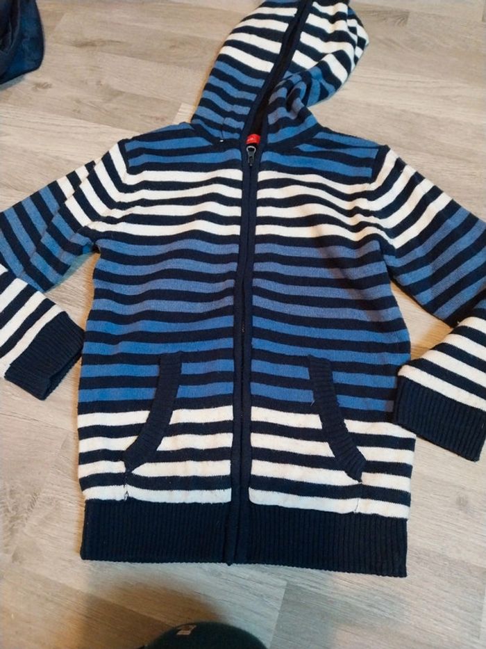 Gilet zippé garçon 8 ans tissaia