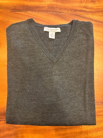 Pull cachemire Cedar Wood state vert sapin neuf taille S