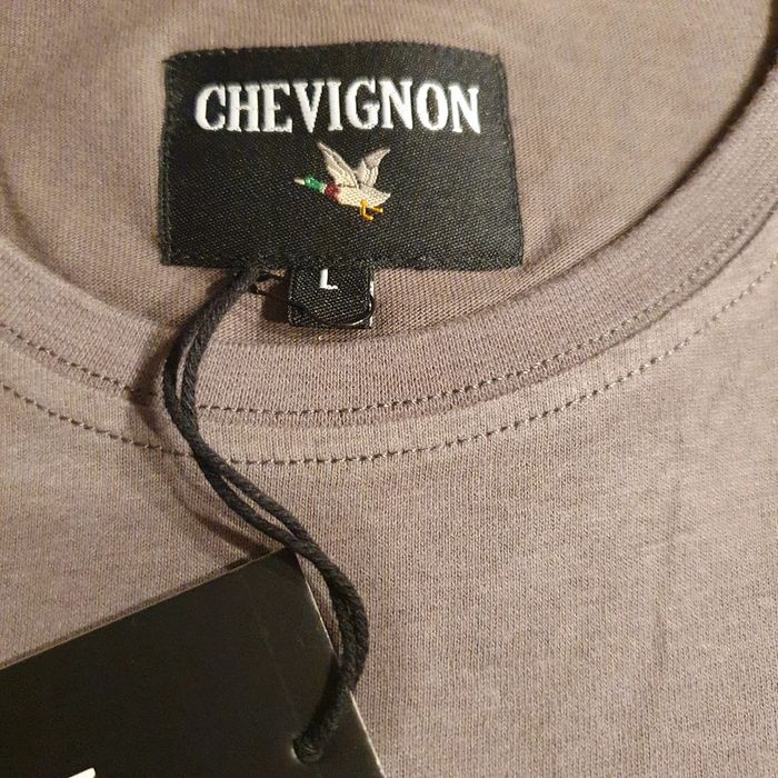 Magnifique Tee-shirt homme Couleur gris Chevignon jean taille L - photo numéro 3