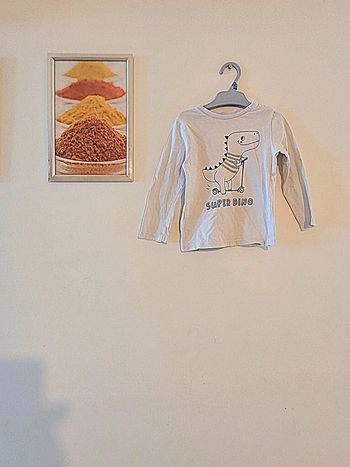 T shirt manche longue blanc