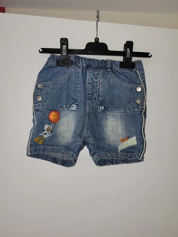 Short jean garçon 18 mois disney