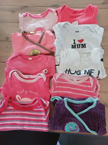 Lot 10 bodys manches longues 3 mois différentes marques