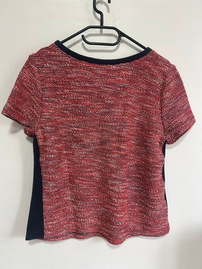 Mignon t-shirt à petites rayures • épais • Comptoir des Cotonniers • Taille M/38 - photo numéro 6