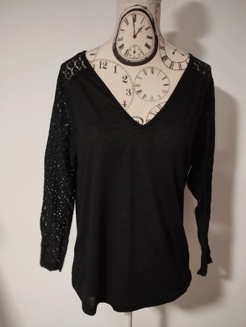 Blouse/t-shirt manches longues fluide taille L