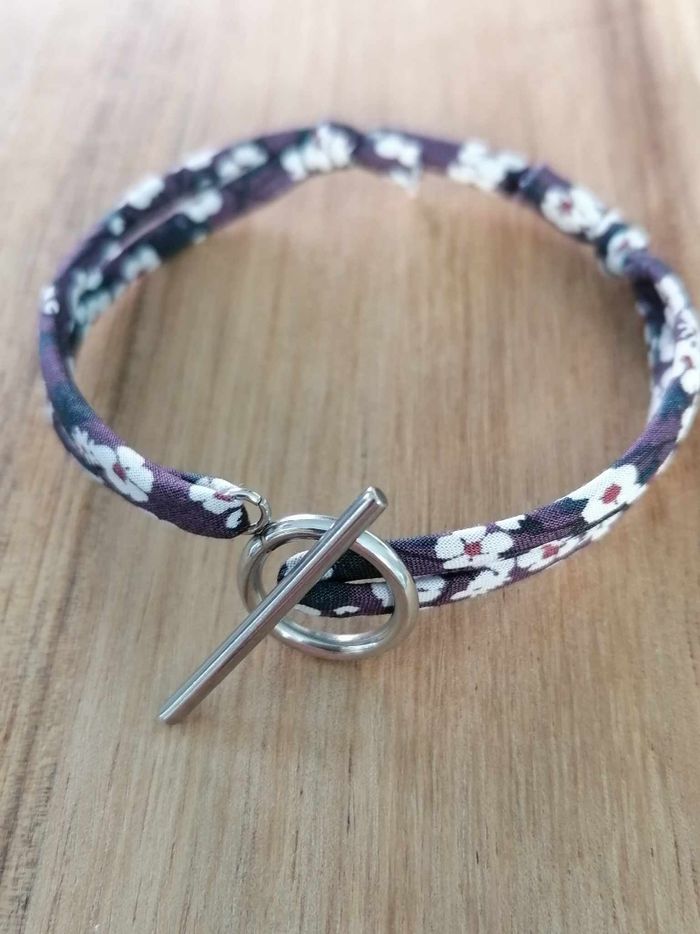 Bracelet liberty fermoir en acier inoxydable - photo numéro 2