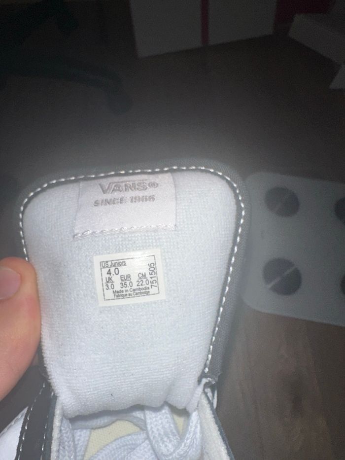 Vans knu skool black and White - Taille 35 / Neuve - photo numéro 6