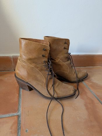 Bottines Mustang en cuir