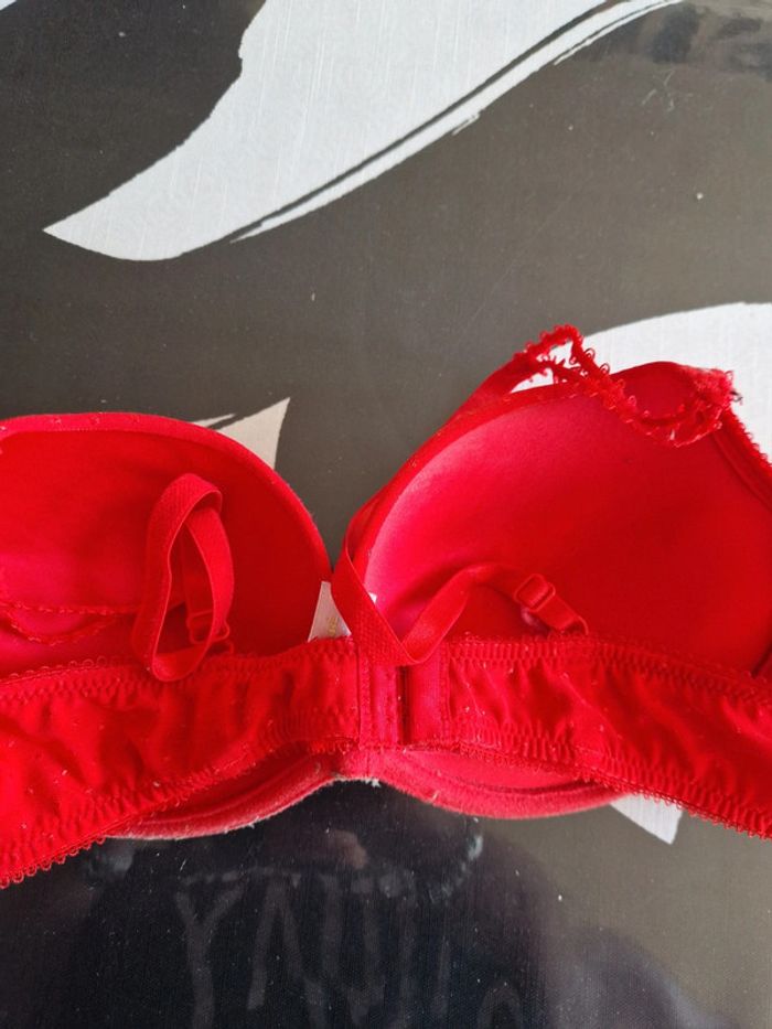 Soutien gorge soleil sucré rouge 90D - photo numéro 3