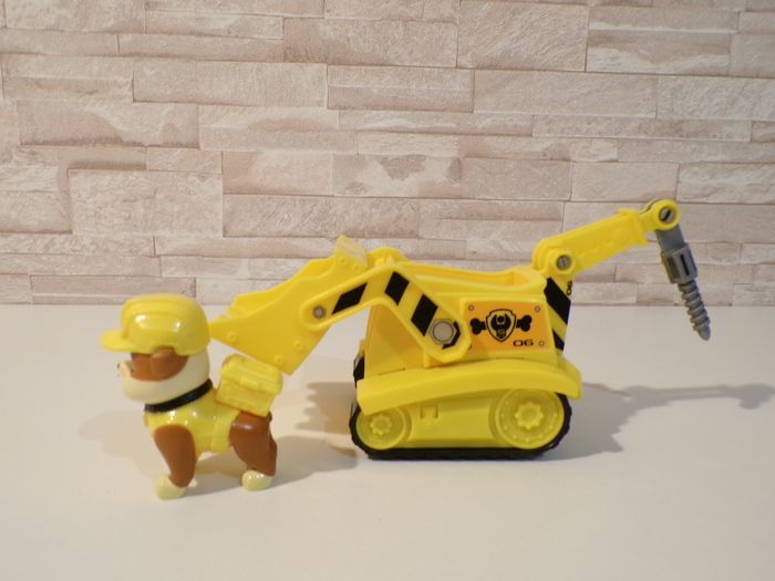 Bulldozer - Engin de chantier - Ruben - Paw Patrol - Pat Patrouille (J30) - photo numéro 2