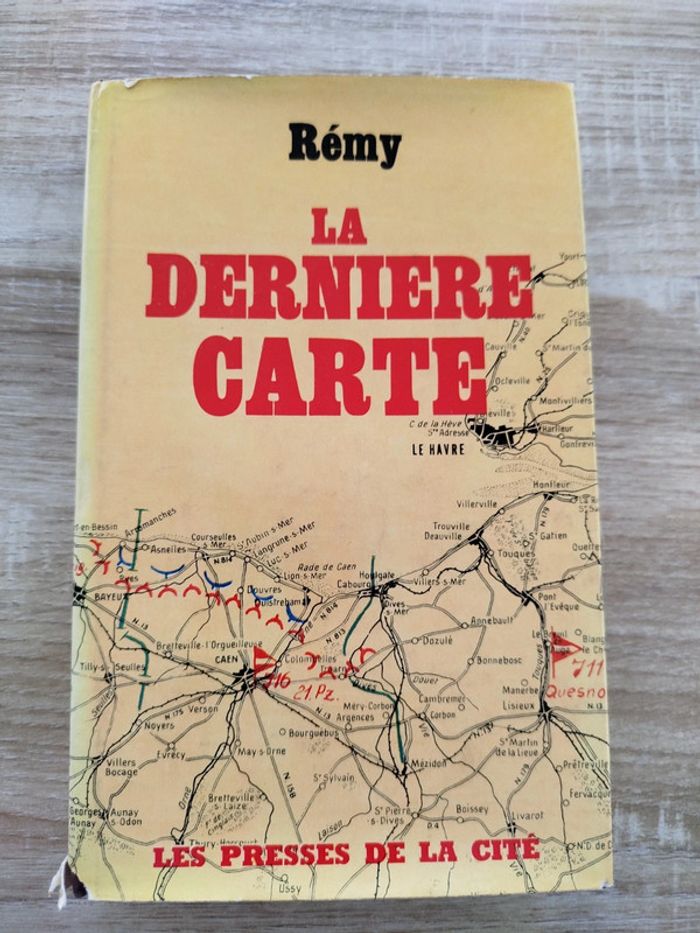 Livre la dernière carte Rémy