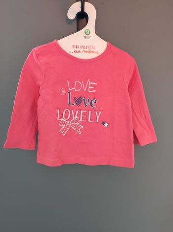 🌺 T-shirt ML fille 6 mois 🌺