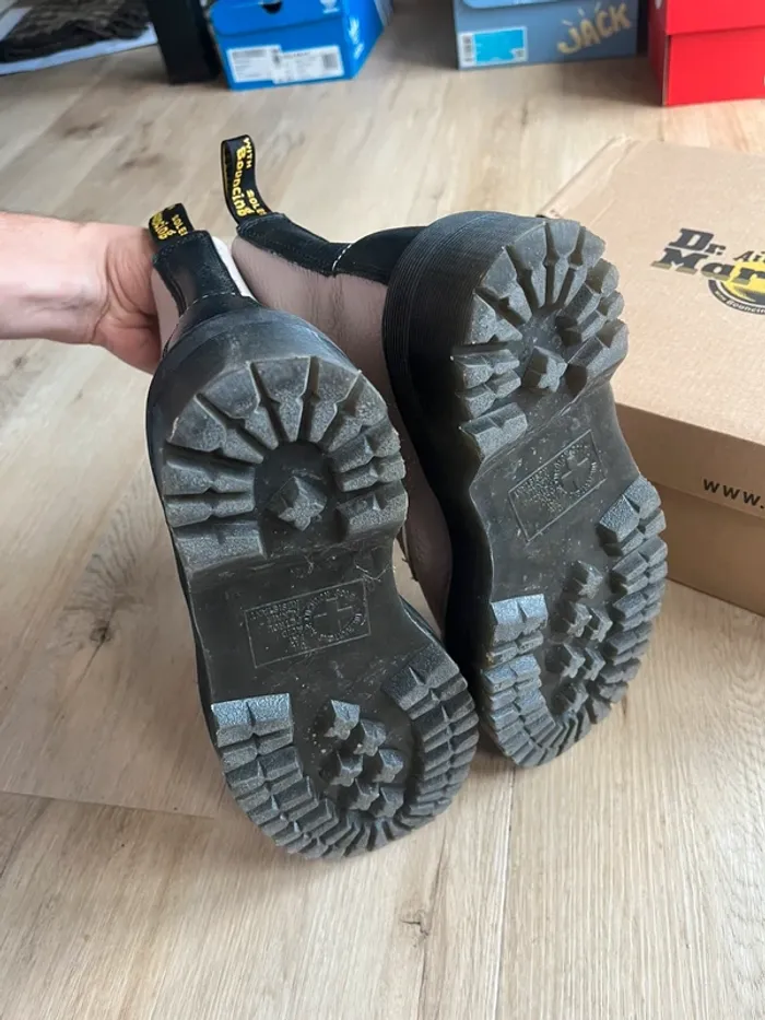 Dr Martens Sinclair Vintage Taupe Taille 37 - photo numéro 4