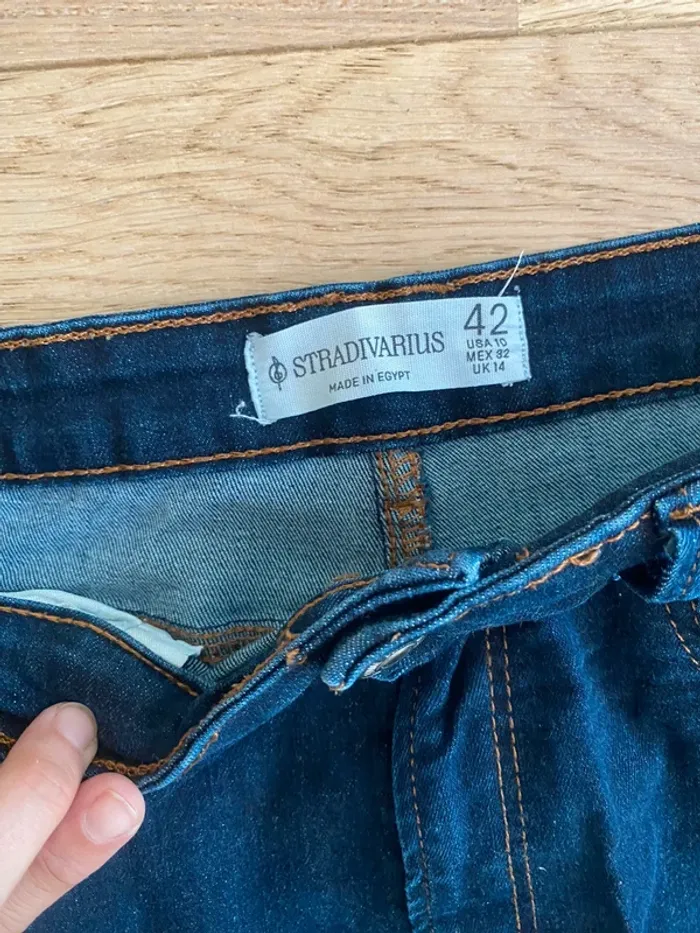 Jeans stradivarius taille haute - photo numéro 2