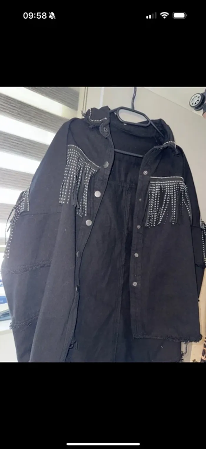Magnifique veste noir taille L - photo numéro 2