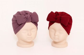Lot de 2 turbans bébé Taille 1-3 mois