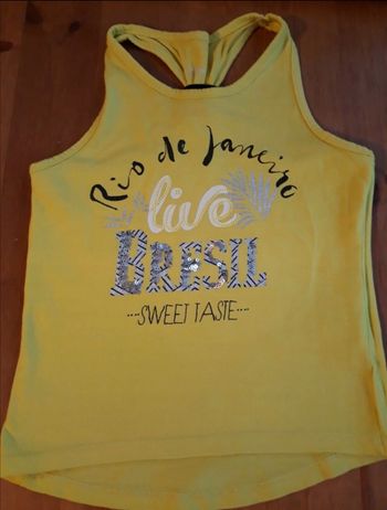 Débardeur jaune Gémo Kids 6 ans