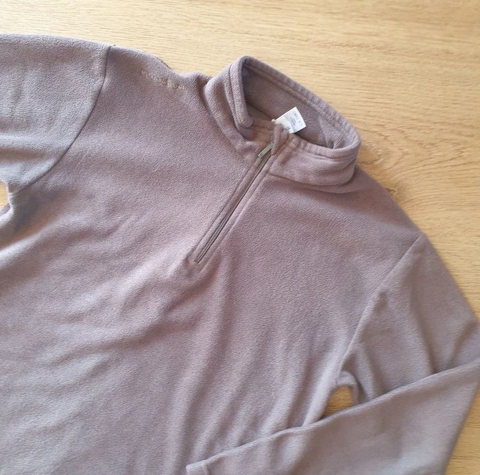 💚 Sweat polaire Kaki 10 ans Quechua #emyfleury_10ansgarçon - photo numéro 2