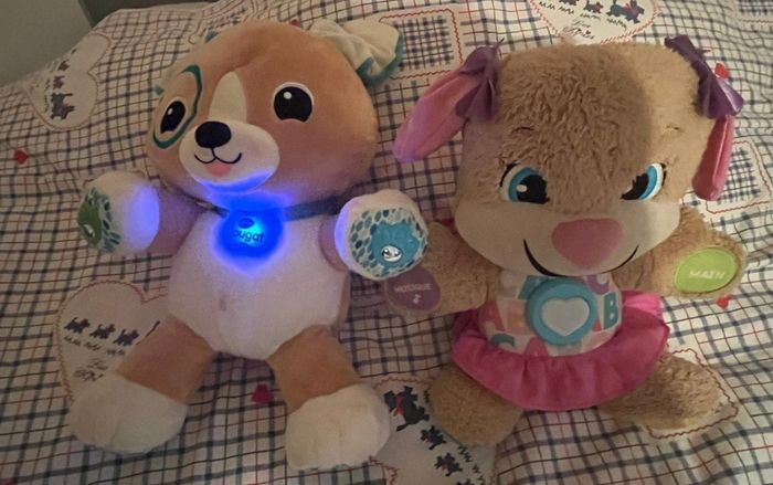 Lot peluches éducatives dont 1 neuve (nougat vtech) - photo numéro 3