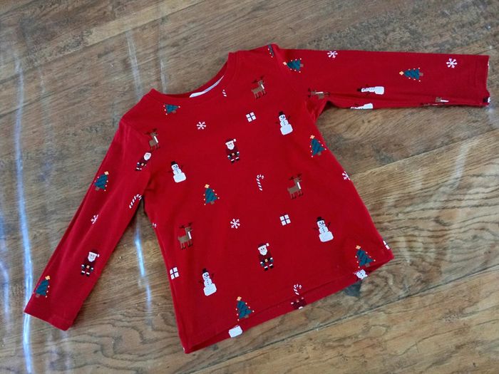 Tee shirt manches longues noel