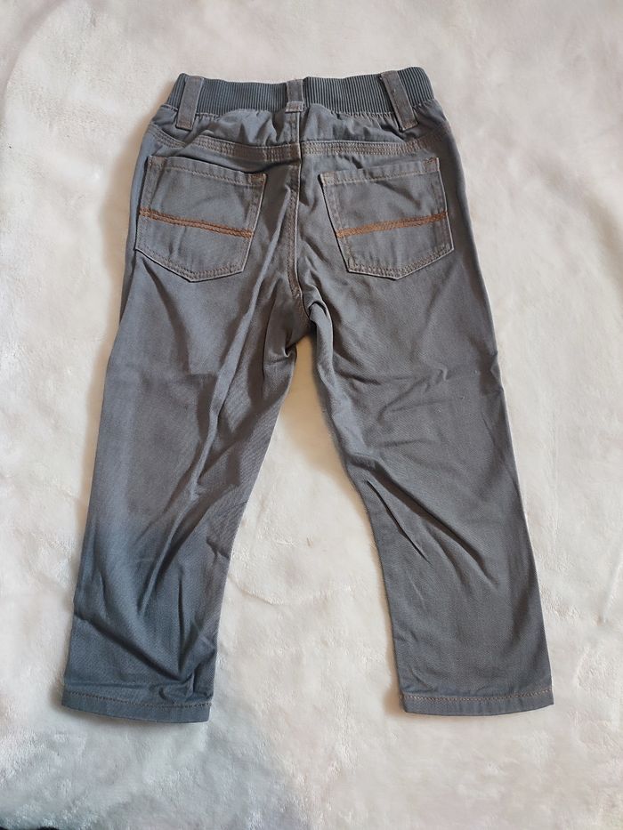 Jeans gris h&m 12/18 mois - photo numéro 3