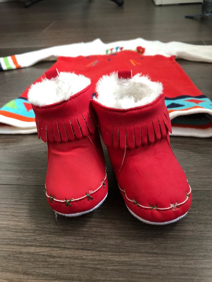 Ensemble Tuc Tuc robe et bottines 6-9 mois - photo numéro 3