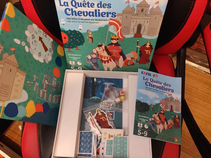 Jeu La Quête des chevaliers - parfait état - Oxybul - Complet - photo numéro 2