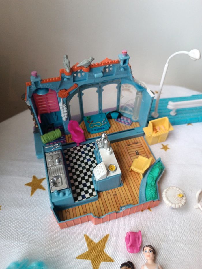 1997 mini pouce confiserie café pâtisserie michelle's génie toy restaurant Polly petite poupée small - photo numéro 4