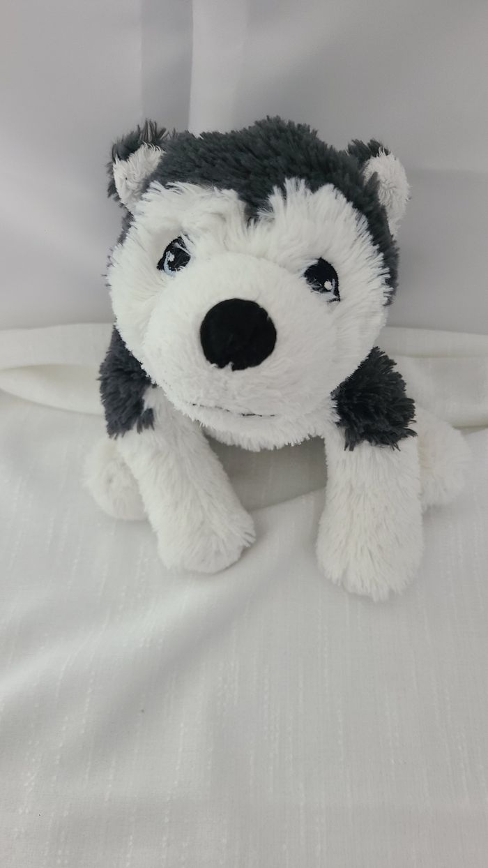 Ikea Livlig Petit Chien en Peluche Husky sibérien