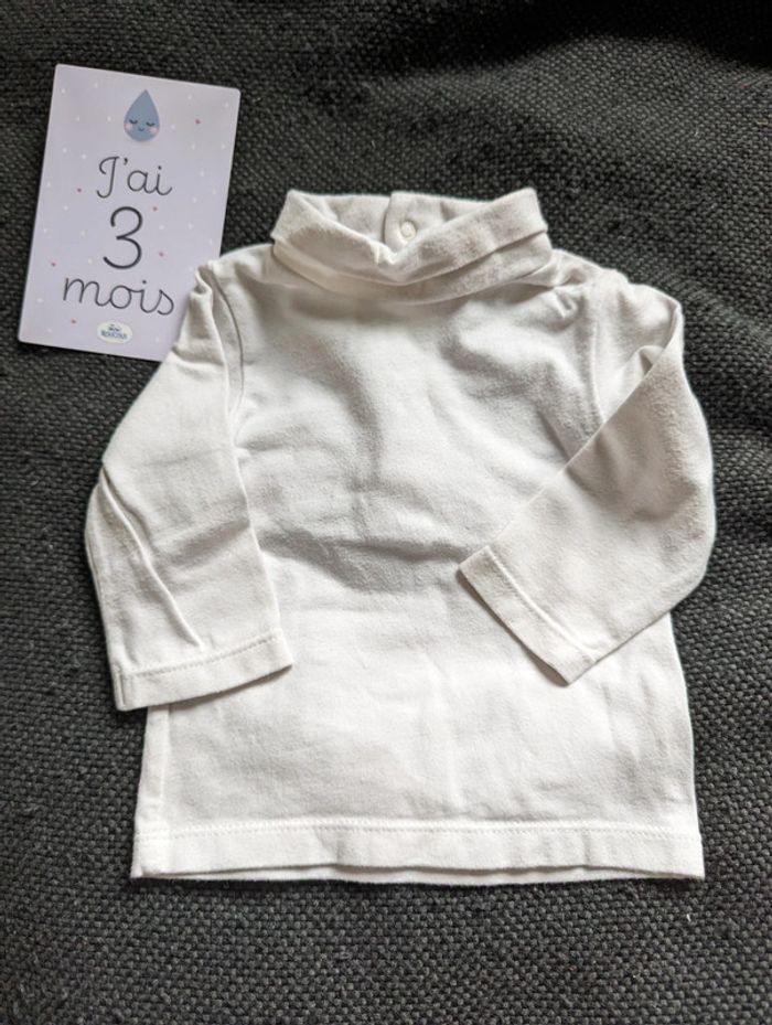 T-shirt col roulé - Kiabi - 3 mois