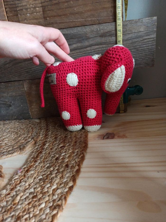 peluche éléphant crochet anne claire petit - photo numéro 9