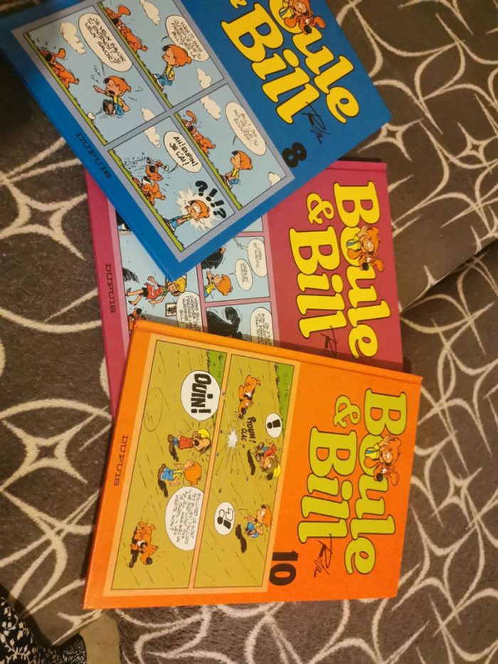 Lot de 3 BD boule et Bill n°8,9,10