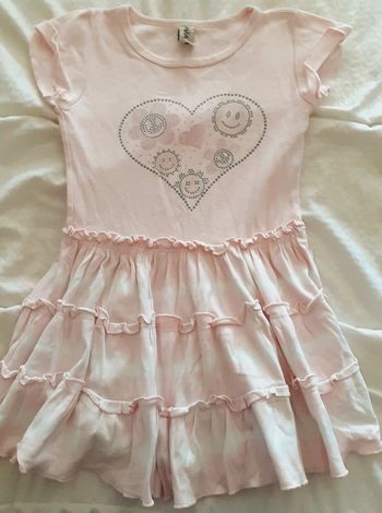 Robe manches courtes 3-4 ans / Mignone