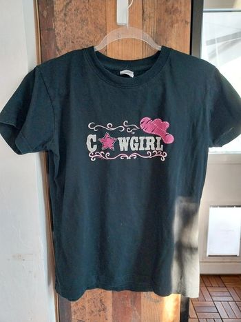 Tshirt imprimé cowgirl
